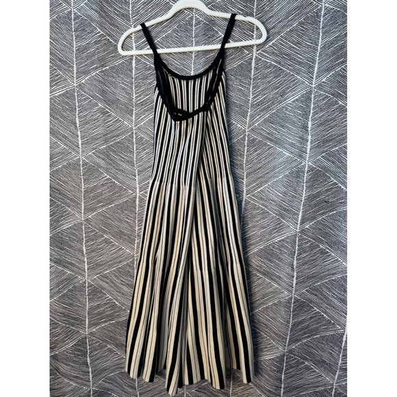 Striped Knit Midi‎ Dress Sz M - Picture 6 of 7
